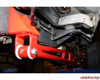 Spohn Gloss Black Rear Traction Bars Dodge Ram 1994-2002 - D94-02-RTB-QCSB-G1500B