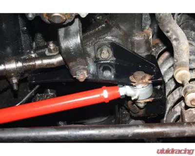 Spohn Bright Red Stock to 4.0" Lift Adjustable Front Track Bar Dodge Ram 1994-2002 - D94-02-TB-DSR