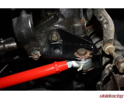 Spohn Bright Red Stock to 4.0" Lift Adjustable Front Track Bar Dodge Ram 1994-2002 - D94-02-TB-DSR
