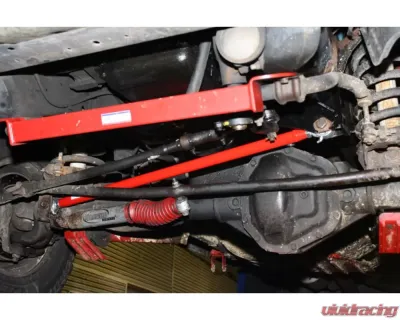 Spohn Gloss Black 4.5"-8" Lift Adjustable Front Track Bar Dodge Ram 1994-2002 - D94-02-TBL-DSB