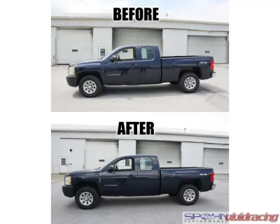 Spohn Gloss Black 2" Front Leveling Kit Chevrolet | Cadillac | GMC 2007-2014 - GM07-1500-FLK