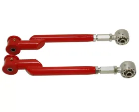 Spohn Bright Red Adjustable Rear Upper Control Arms (Poly & Del-Sphere Combination) Chevrolet | Hummer 2000-2009
