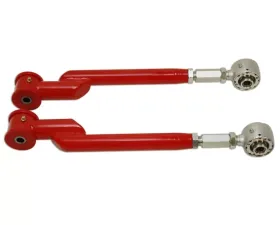Spohn Bright Red Adjustable Rear Upper Control Arms (Poly & Del-Sphere Combination) Chevrolet | Hummer 2007-2014