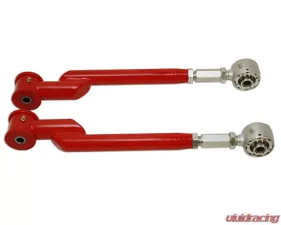 Spohn Gloss Black Adjustable Rear Upper Control Arms (Poly & Del-Sphere Combination) Chevrolet | Hummer 2007-2014 - GMSUV-07-607B