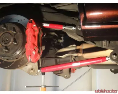 Spohn Gloss Black Adjustable Rear Upper Control Arms (Poly & Del-Sphere Combination) Chevrolet | Hummer 2007-2014 - GMSUV-07-607B