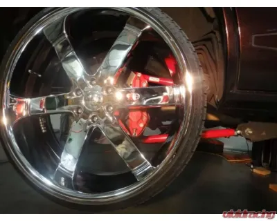 Spohn Gloss Black Adjustable Rear Upper Control Arms (Poly & Del-Sphere Combination) Chevrolet | Hummer 2007-2014 - GMSUV-07-607B