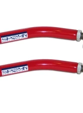 Spohn Bright Red Adjustable Rear Upper Control Arms w/ Polyurethane Bushings GM H-Body 1971-1974                                     - H-604R - Image 2