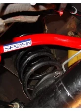 Spohn Bright Red Adjustable Rear Upper Control Arms w/ Polyurethane Bushings GM H-Body 1971-1974                                     - H-604R - Image 4