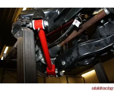 Spohn Bright Red Adjustable Rear Trailing Arms - Track Bars Chrysler | Dodge 2005-2022 - LX-204R