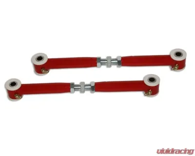 Spohn Bright Red Adjustable Rear Upper Lateral Control Arms - Front Position Chrysler | Dodge 2005-2022 - LX-614R
