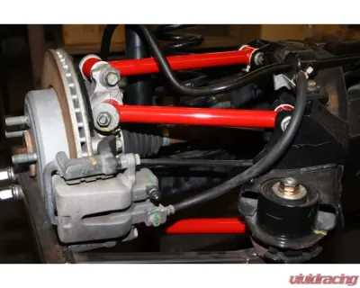 Spohn Bright Red Adjustable Rear Upper Lateral Control Arms - Front Position Chrysler | Dodge 2005-2022 - LX-614R
