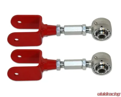 Spohn Bright Red Adjustable Rear Upper Control Arm w/ Del-Sphere Pivot Joints Ford | Fox Body Cars 1979-2004 - M4-605R