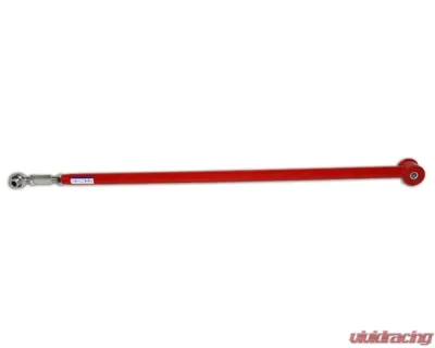 Spohn Bright Red 4130N Chrome Moly Tubular Adjustable Panhard Bar w/ Spherical/Poly Combo Ford Mustang 2005-2014 - M5-106-4130R
