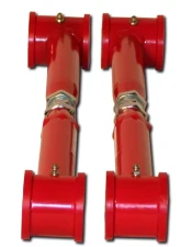 Spohn Bright Red 4130N Chrome Moly Tubular Adjustable Rear Lower Control Arms w/ Polyurethane Bushings Ford Mustang 2005-2014                                     - M5-204-4130R - Image 4