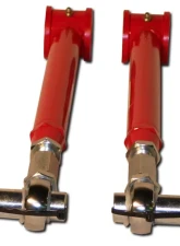 Spohn Bright Red 4130N Chrome Moly Tubular Adjustable Rear Lower Control Arms w/ Spherical/Poly Combo Ford Mustang 2005-2014                                     - M5-206-4130R - Image 2