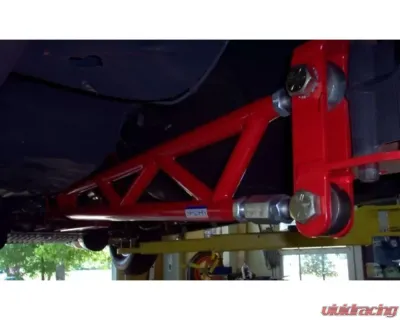 Spohn Bright Red Adjustable Pro-Series Crossmember Mounted Torque Arm GM F-Body Chevrolet | Pontiac 1982-1992 - TAR-PS-3R