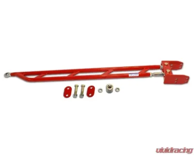 Spohn Bright Red Mild Steel Adjustable Standard Duty Crossmember Mounted Torque Arm w/ Thrustator Rotator GM F-Body Chevrolet | Pontiac 1982-1992 - TARX-3R