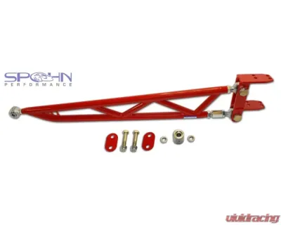 Spohn Bright Red Adjustable Pro-Series Crossmember Mounted Torque Arm w/ Thrustator Rotator GM F-Body Chevrolet | Pontiac 1982-1992 - TARX-PS-3R