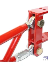 Spohn Bright Red Adjustable Pro-Series Crossmember Mounted Torque Arm w/ Thrustator Rotator GM F-Body Chevrolet | Pontiac 1993-2002                                     - TARX-PS-4R - Image 4