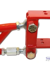 Spohn Bright Red Adjustable Pro-Series Crossmember Mounted Torque Arm w/ Thrustator Rotator GM F-Body Chevrolet | Pontiac 1993-2002                                     - TARX-PS-4R - Image 5