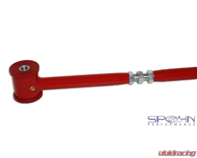 Spohn Bright Red 4130N Chrome Moly Tubular Adjustable Panhard Bar Chevrolet | GMC 2002-2009 - TB-104-4130R