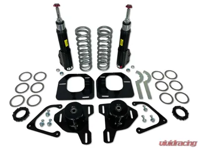 Spohn Pro-Drag Adjustable Front Coilover System w/ QA1 Single Adjustable Struts 175# Spring Rate Small Block Chevrolet Camaro | Pontiac Firebird 1982-1992 - 738-QHS06-14-175