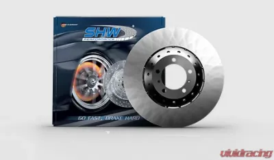 SHW Performance Front Smooth Lightweight Brake Rotor Audi A8 Quattro L 2012-2018 - AFX44615