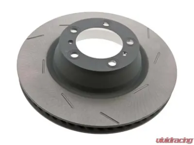 SHW Performance Right Rear Slotted Monobloc Brake Rotor Without Ceramic Brakes Porsche Panamera 4 3.6L 2011-2016 - PRR39724