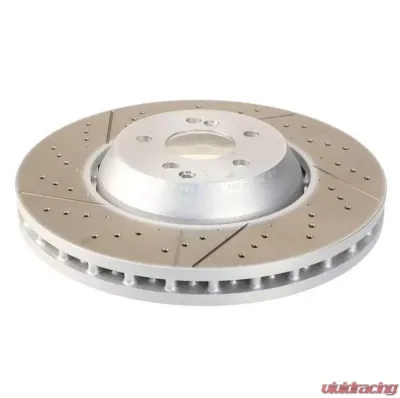 SHW Performance Front Drilled-Slotted Lightweight Brake Rotor Subaru WRX 2.5L 2018-2021 - SFX41002