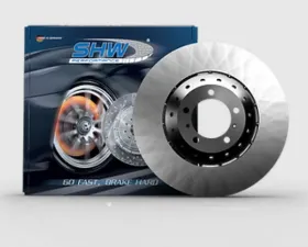 SHW Performance Front Smooth Lightweight Brake Rotor Bentley Bentayga 6.0L 2016-2020