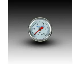 Intellitronix 1-1/2" 0-15 PSI Liquid Filled Analog Fuel Pressure Gauge