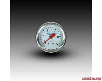Intellitronix 1-1/2" 0-15 PSI Liquid Filled Analog Fuel Pressure Gauge - AFP01