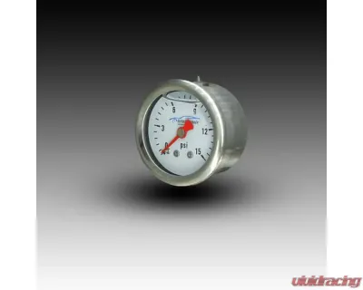 Intellitronix 1-1/2" 0-15 PSI Liquid Filled Analog Fuel Pressure Gauge - AFP01