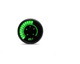 Intellitronix 2 1/16" 12 to 16 Volts Black Bezel Analog Bargraph Voltmeter