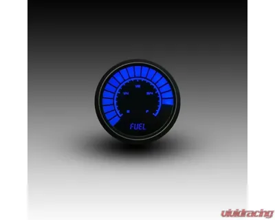Intellitronix 2 1/16" Programmable Black Bezel Analog Bargraph Fuel Gauge GM | Ford | Chrysler - B9016B