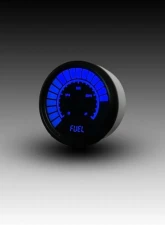 Intellitronix 2 1/16" Programmable Black Bezel Analog Bargraph Fuel Gauge GM | Ford | Chrysler                                     - B9016B - Image 2