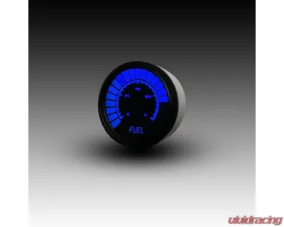 Intellitronix 2 1/16" Programmable Black Bezel Analog Bargraph Fuel Gauge GM | Ford | Chrysler - B9016B