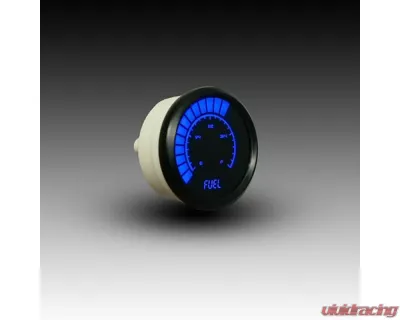 Intellitronix 2 1/16" Programmable Black Bezel Analog Bargraph Fuel Gauge GM | Ford | Chrysler - B9016B