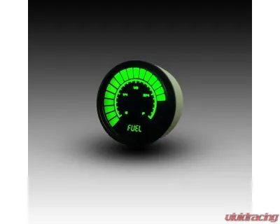 Intellitronix 2 1/16" Programmable Black Bezel Analog Bargraph Fuel Gauge GM | Ford | Chrysler - B9016G