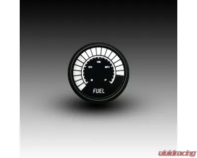 Intellitronix 2 1/16" Programmable Black Bezel Analog Bargraph Fuel Gauge GM | Ford | Chrysler - B9016W