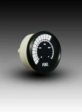 Intellitronix 2 1/16" Programmable Black Bezel Analog Bargraph Fuel Gauge GM | Ford | Chrysler                                     - B9016W - Image 3
