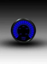 Intellitronix 2 1/16" 140-340 Degrees F Black Bezel Analog Bargraph Transmission Temperature Gauge                                     - B9107B - Image 3