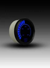 Intellitronix 2 1/16" 140-340 Degrees F Black Bezel Analog Bargraph Transmission Temperature Gauge                                     - B9107B - Image 2