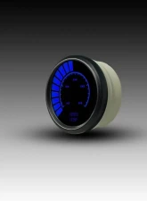 Intellitronix 2 1/16" 140-340 Degrees F Black Bezel Analog Bargraph Transmission Temperature Gauge                                     - B9107B - Image 3