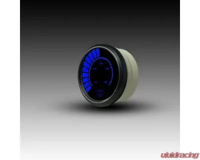 Intellitronix 2 1/16" 140-340 Degrees F Black Bezel Analog Bargraph Transmission Temperature Gauge - B9107B