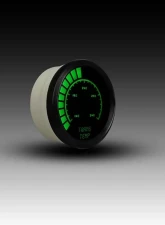 Intellitronix 2 1/16" 140-340 Degrees F Black Bezel Analog Bargraph Transmission Temperature Gauge                                     - B9107G - Image 2