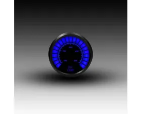 Intellitronix 2 1/16" Black Bezel Analog Bargraph Oil Temp Gauge