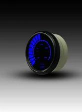 Intellitronix 2 1/16" Black Bezel Analog Bargraph Oil Temp Gauge                                     - B9108B - Image 2