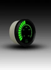 Intellitronix 2 1/16" Black Bezel Analog Bargraph Oil Temp Gauge                                     - B9108G - Image 3