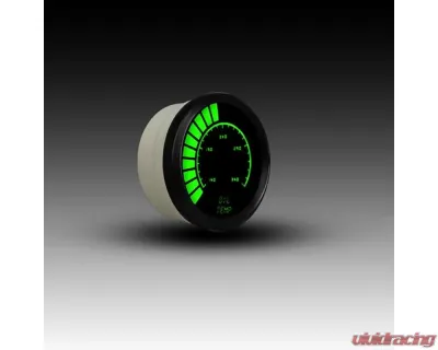 Intellitronix 2 1/16" Black Bezel Analog Bargraph Oil Temp Gauge - B9108G